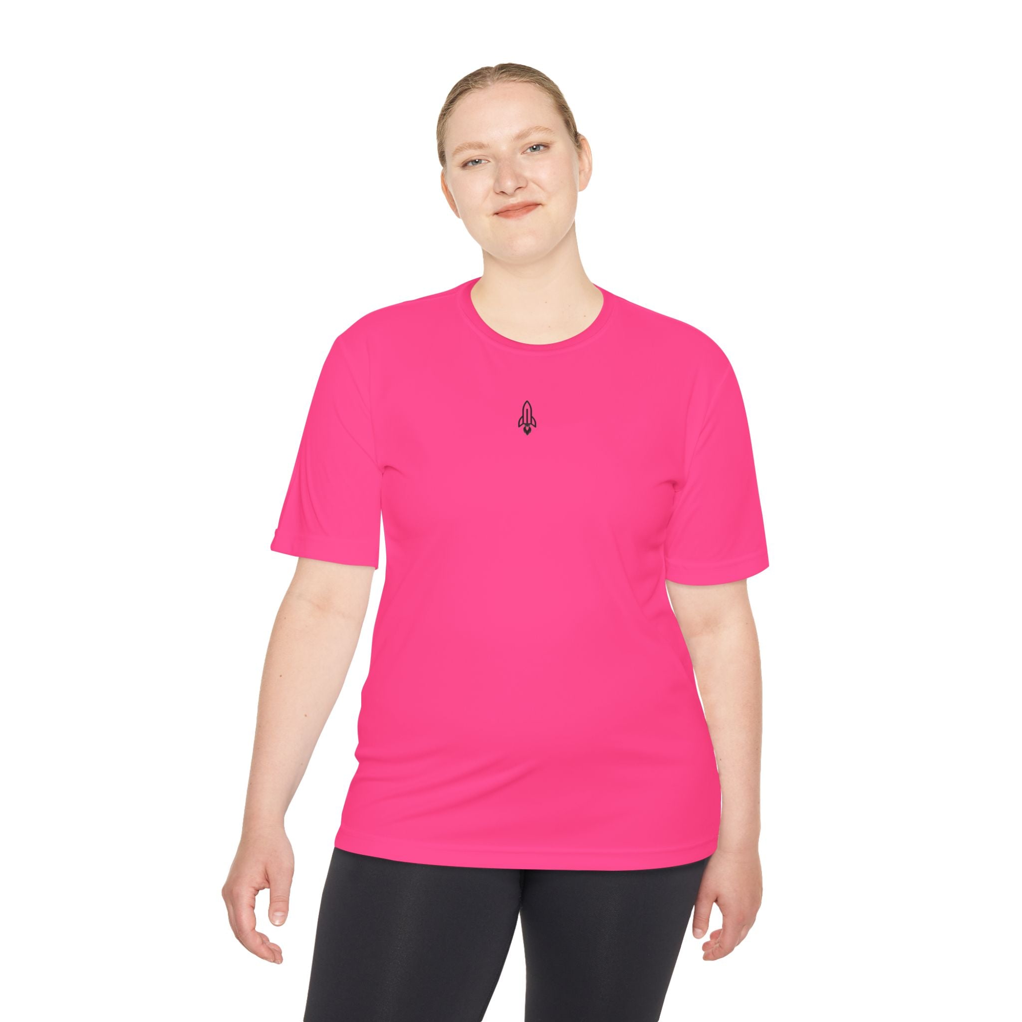 Rocketshipz Universal Co. Logo Tee — Moisture-Wicking Athletic T-Shirt