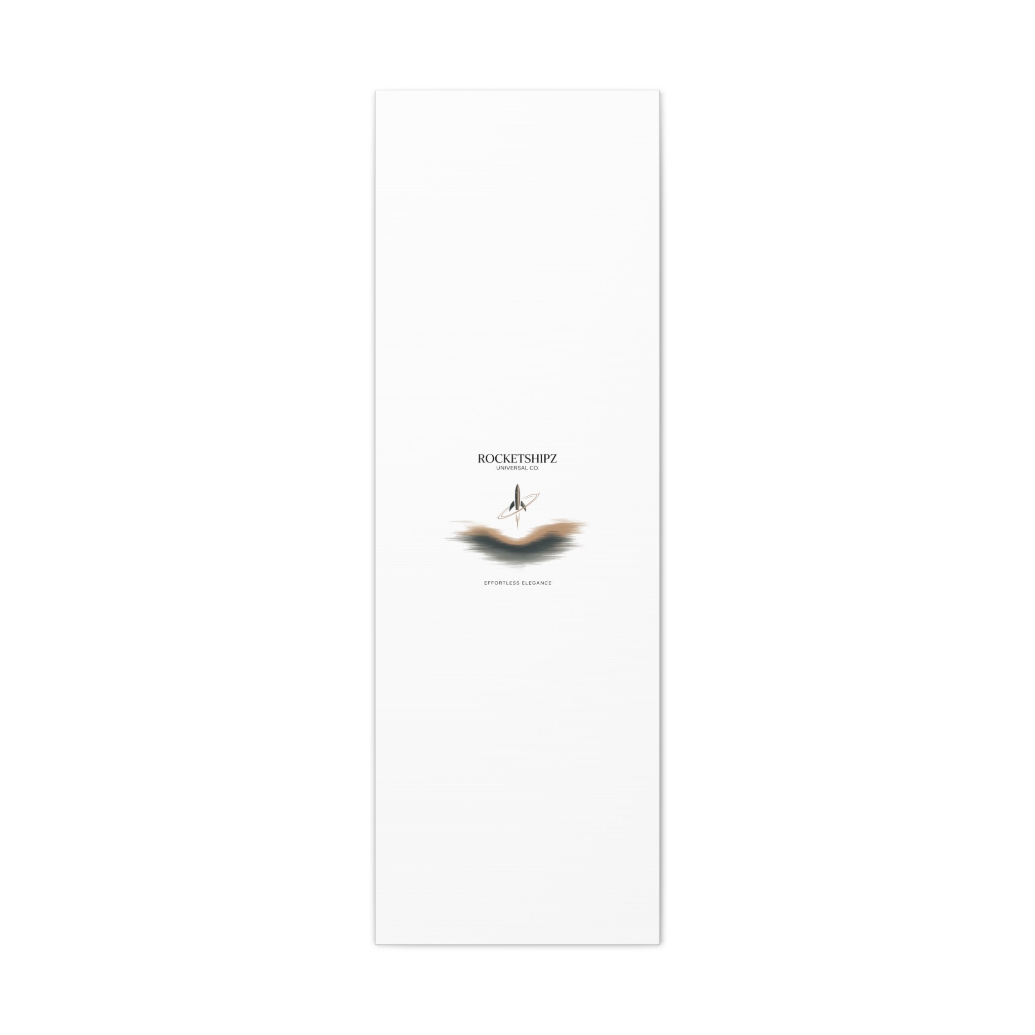 Minimal Rocket Logo Canvas, Neutral Art Print | Quiet Luxury, Elevated Basics