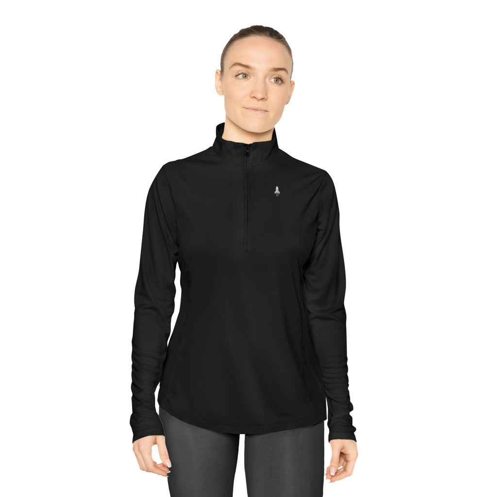 Rocketshipz "Longitude" Quarter-Zip Pullover – Lightweight Performance Top
