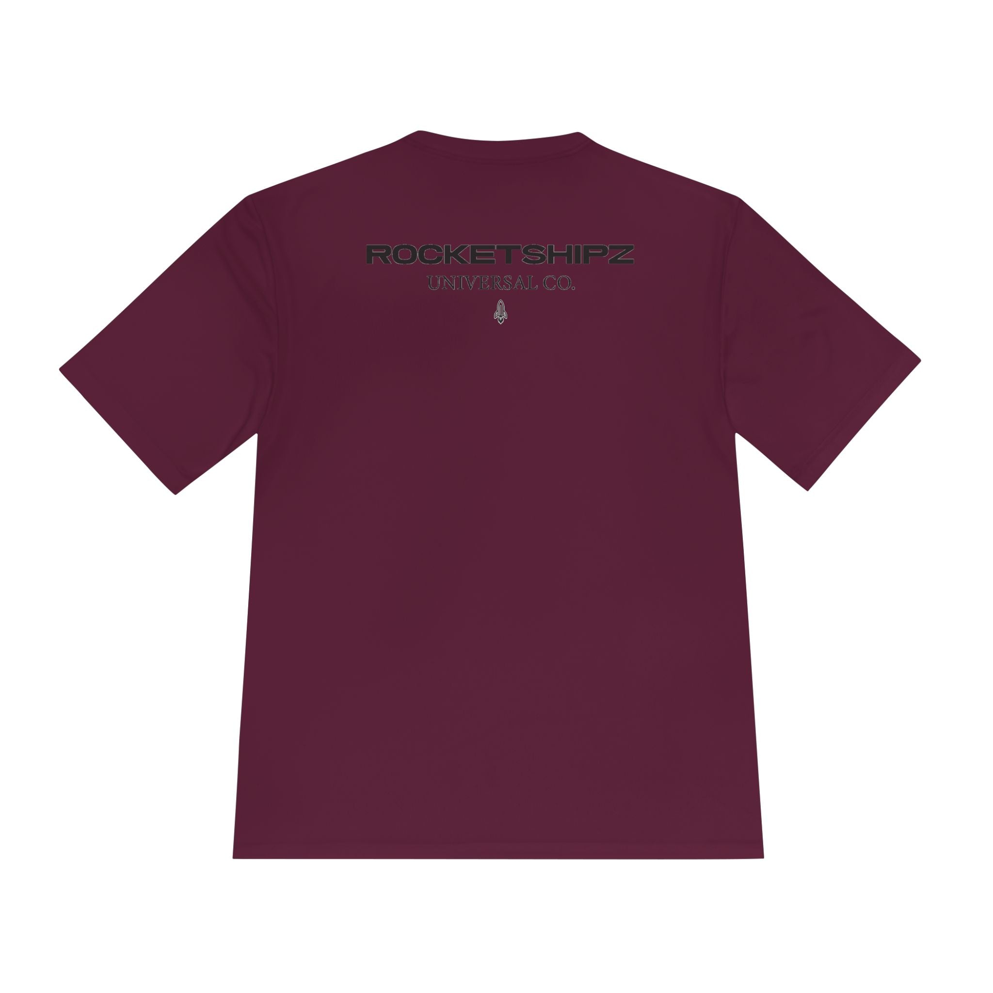Rocketshipz Universal Co. Logo Tee — Moisture-Wicking Athletic T-Shirt