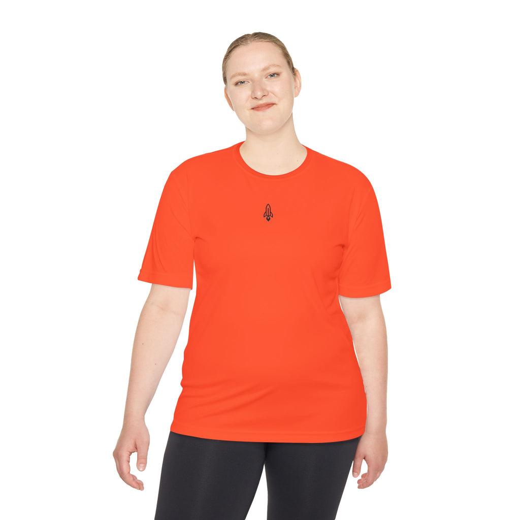 Rocketshipz Universal Co. Logo Tee — Moisture-Wicking Athletic T-Shirt