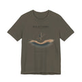 Minimalist Rocketship Tee, Premium Basics, Subtle Embroidery Style