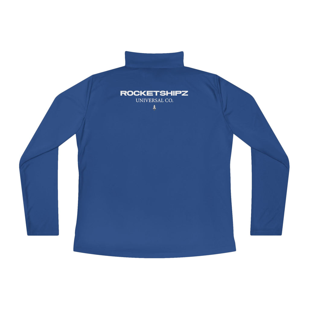 Rocketshipz "Longitude" Quarter-Zip Pullover – Lightweight Performance Top