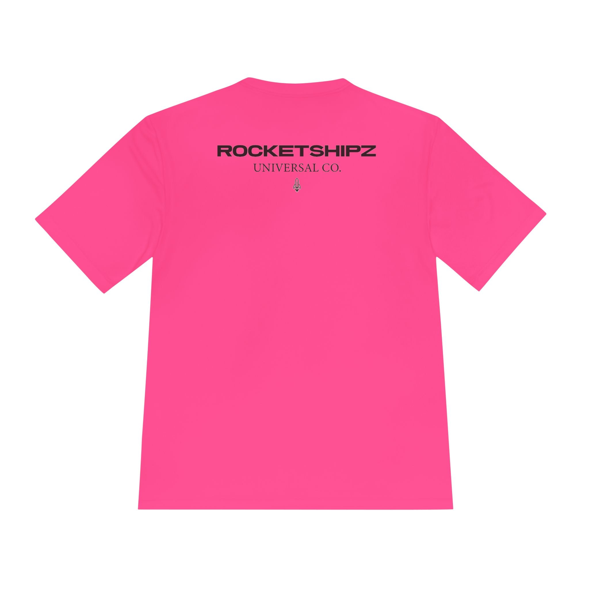 Rocketshipz Universal Co. Logo Tee — Moisture-Wicking Athletic T-Shirt