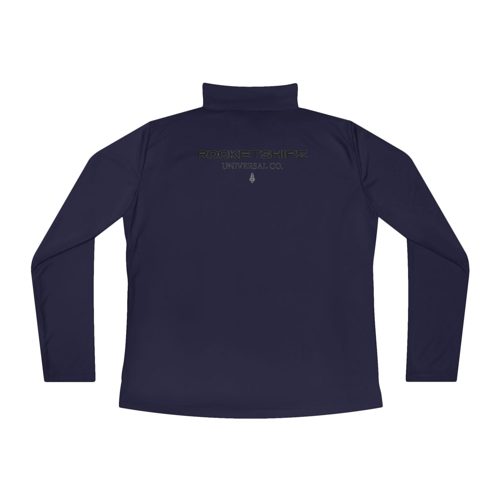 Rocketshipz "Longitude" Quarter-Zip Pullover – Lightweight Performance Top