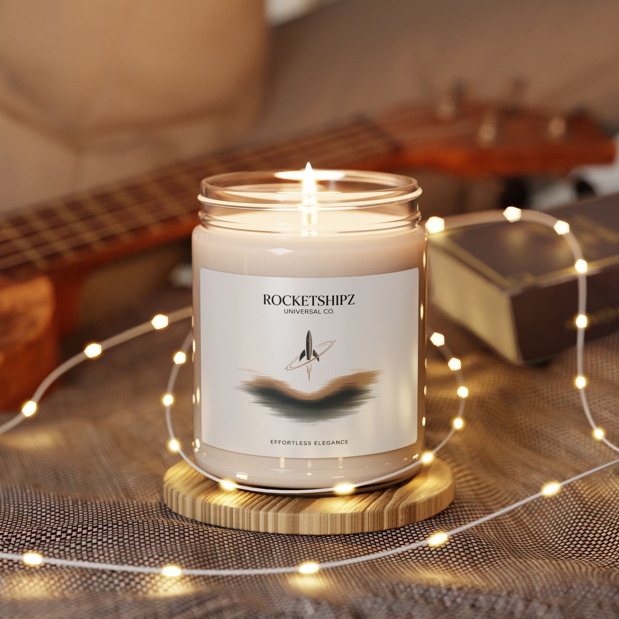 Minimalist Neutral Scented Soy Candle, 9oz | Quiet Luxury, Elevated Basics
