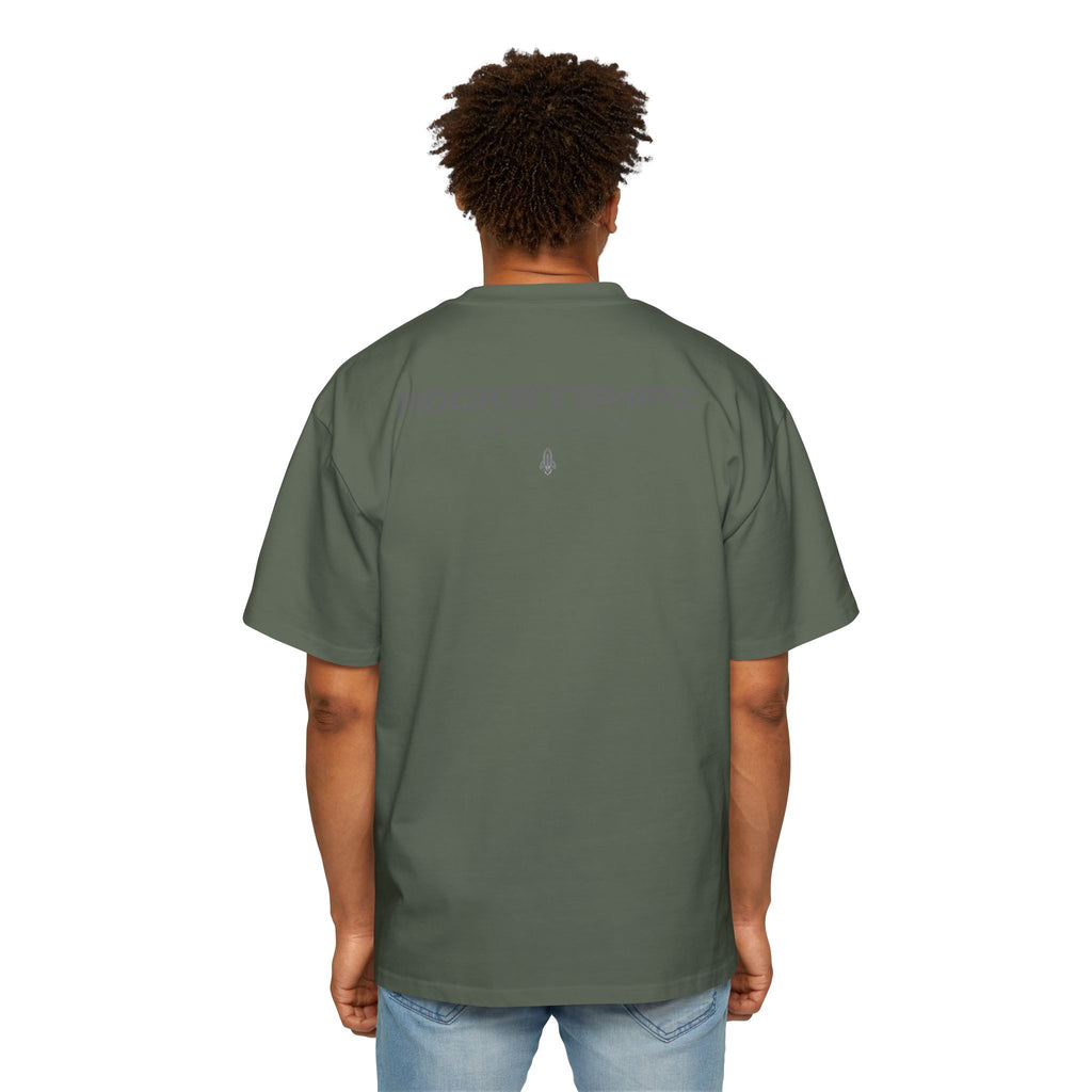 "Same Ship, Different Day" Rocketshipz Astronaut Graphic Tee — Men’s Oversized T-Shirt
