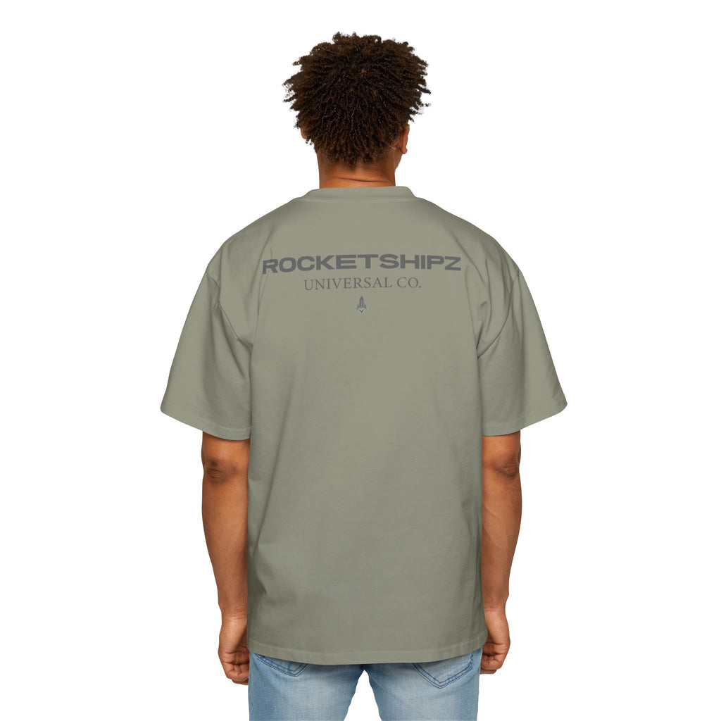 "Same Ship, Different Day" Rocketshipz Astronaut Graphic Tee — Men’s Oversized T-Shirt