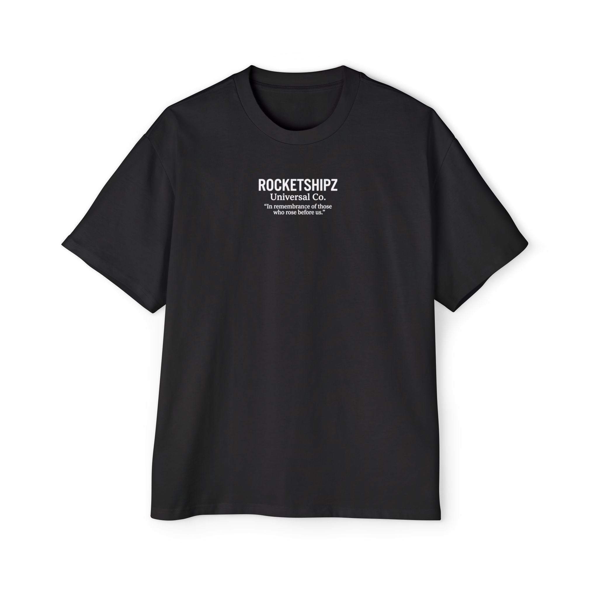 'For Those Who Rose' Memorial Day '26 Above the Clouds Graphic Tee by Rocketshipz — Men's Oversized T-Shirt