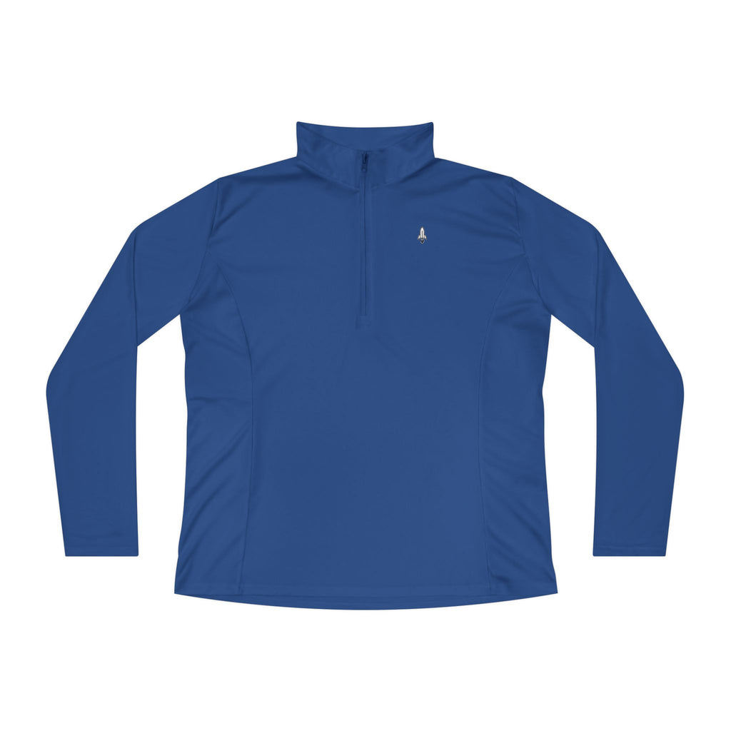 Rocketshipz "Longitude" Quarter-Zip Pullover – Lightweight Performance Top
