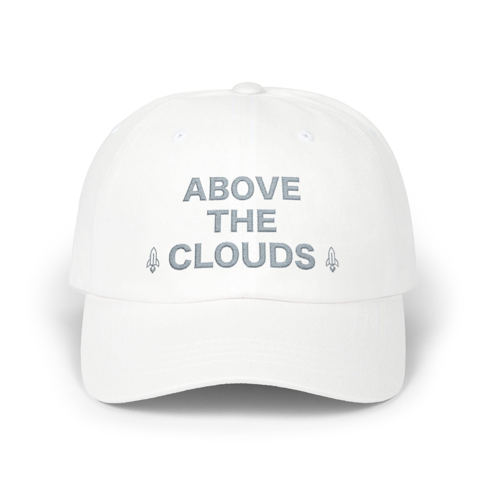 Rocketshipz "Above the Clouds" Dad Cap – Embroidered Truckers Hat