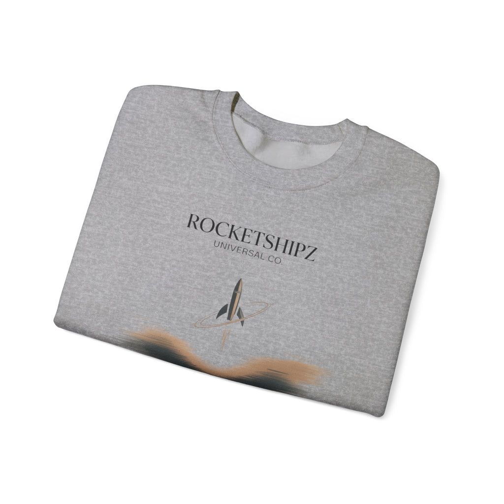 Minimal Micro-Embroidery Crewneck Sweatshirt | Quiet Luxury, Premium Basics