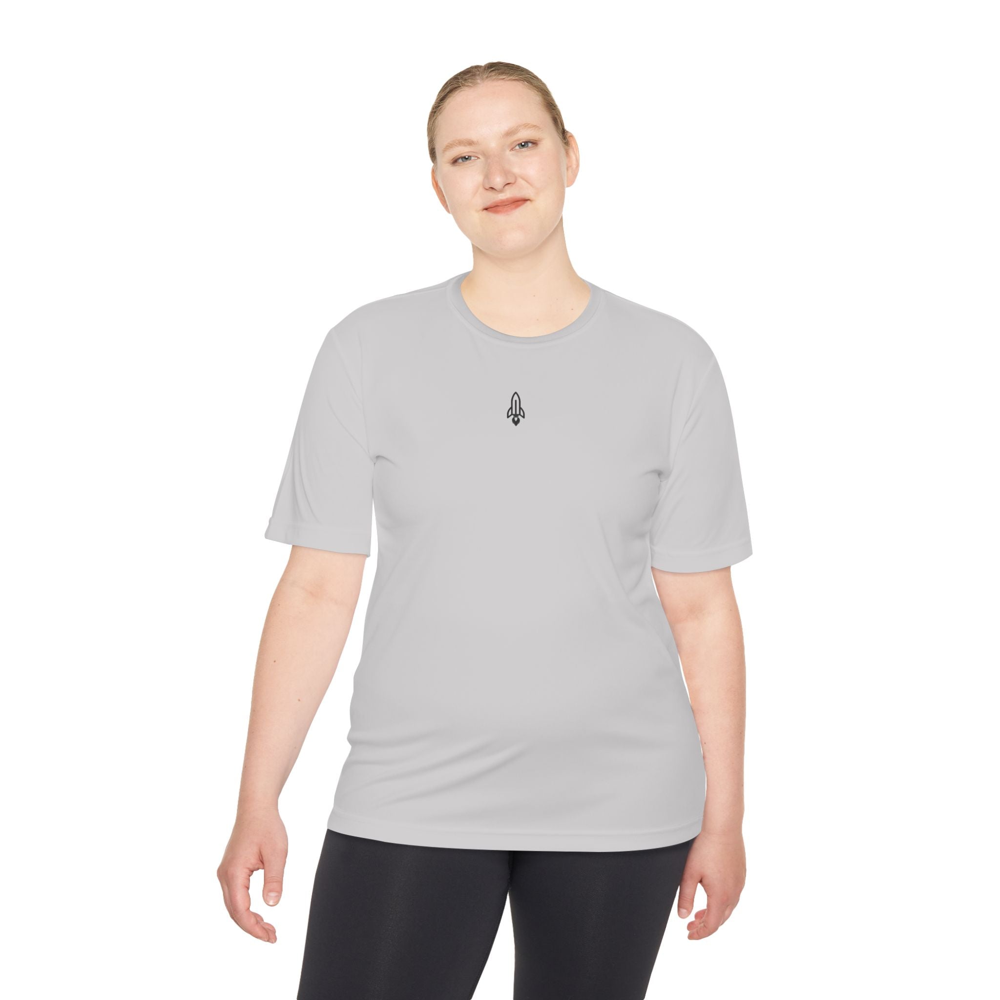 Rocketshipz Universal Co. Logo Tee — Moisture-Wicking Athletic T-Shirt