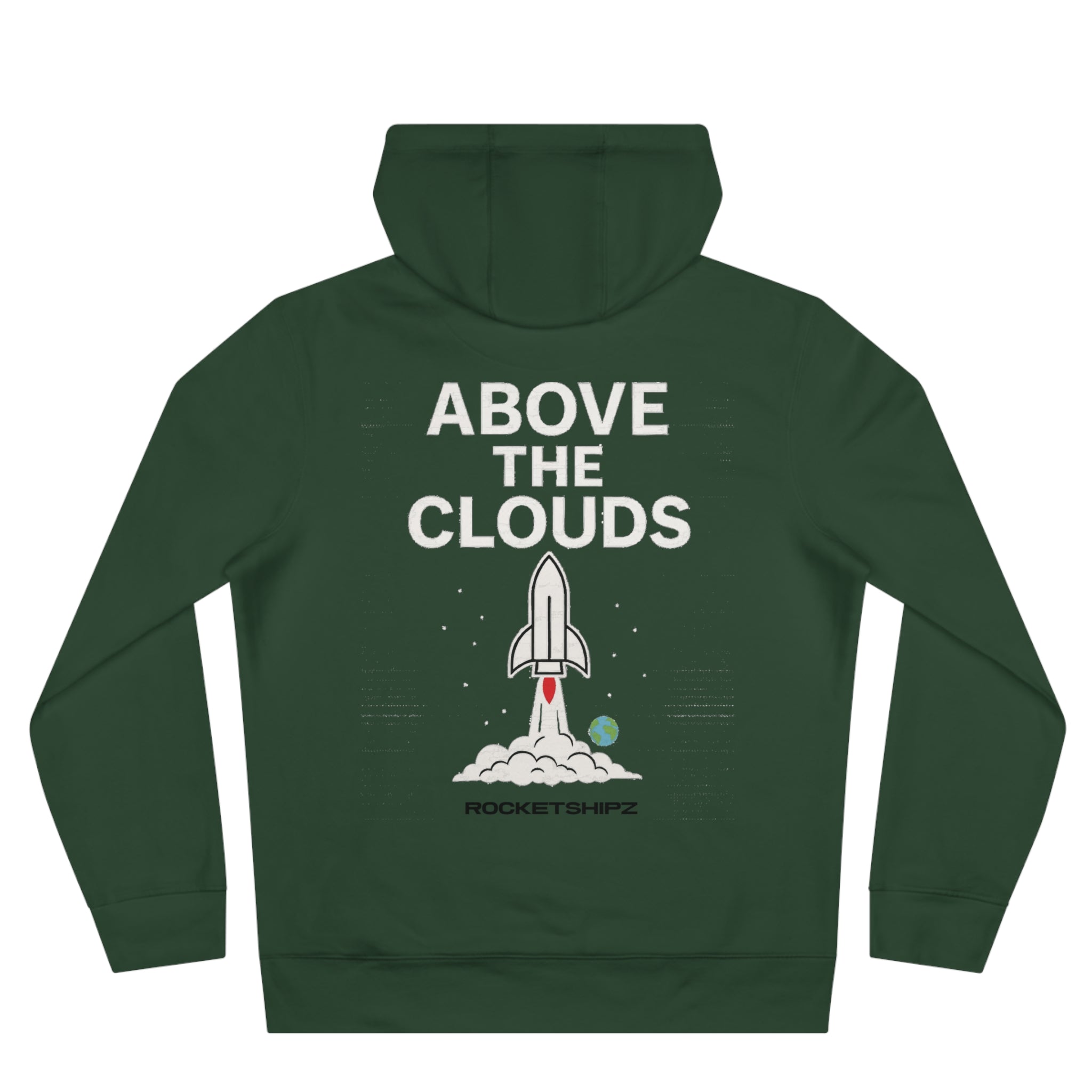 Rocketshipz "Above the Clouds" Hoodie — King Hooded Sweatshirt