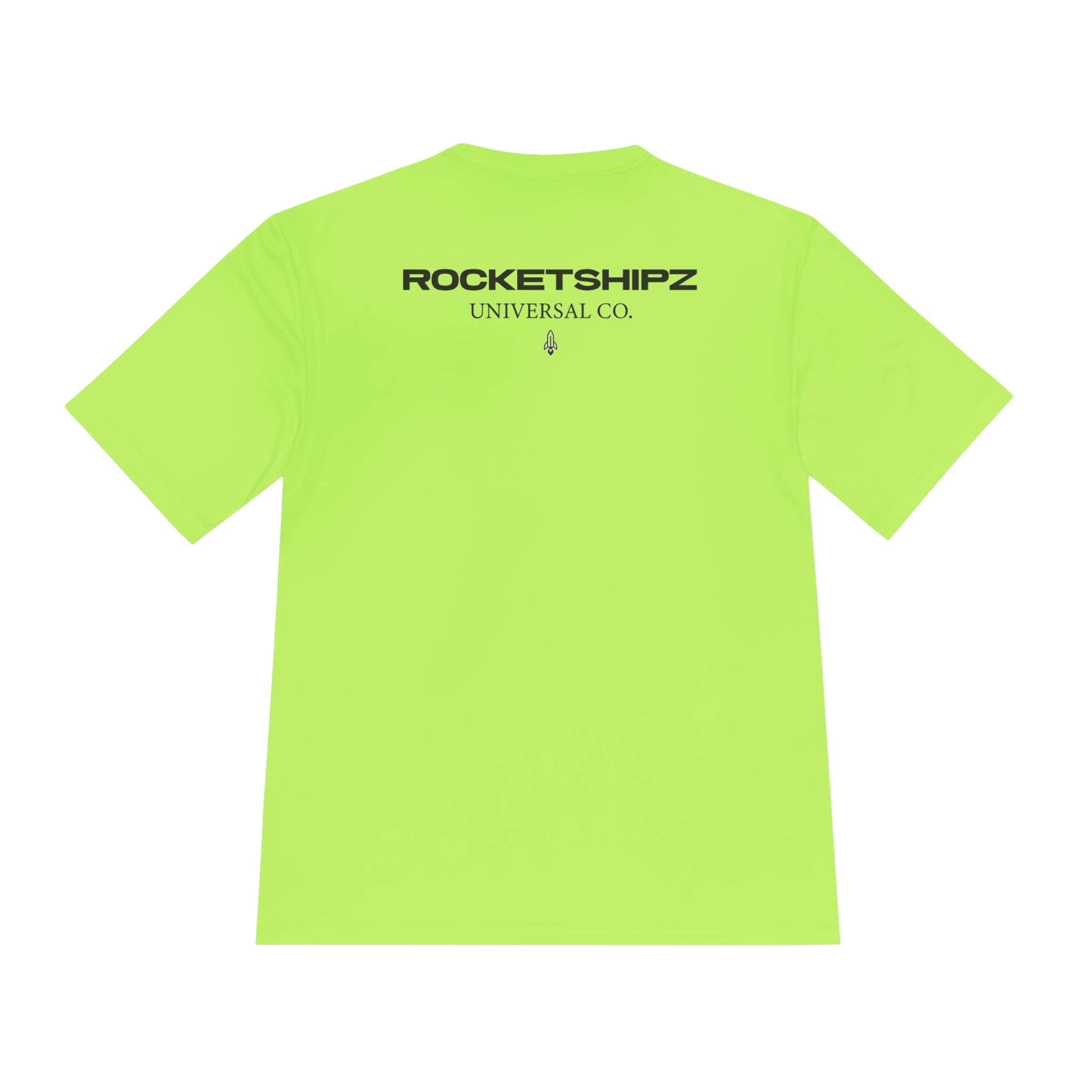 Rocketshipz Universal Co. Logo Tee — Moisture-Wicking Athletic T-Shirt