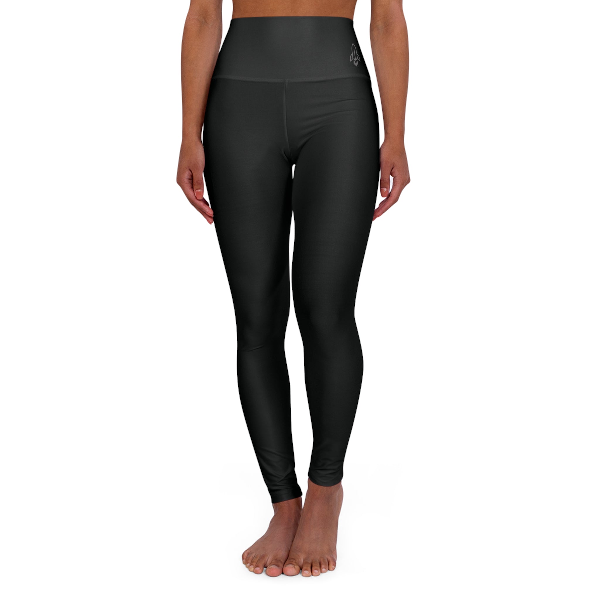 Rocketshipz "Dark Matter" Yoga Leggings — Elegant High-Waisted Athleisure Legging