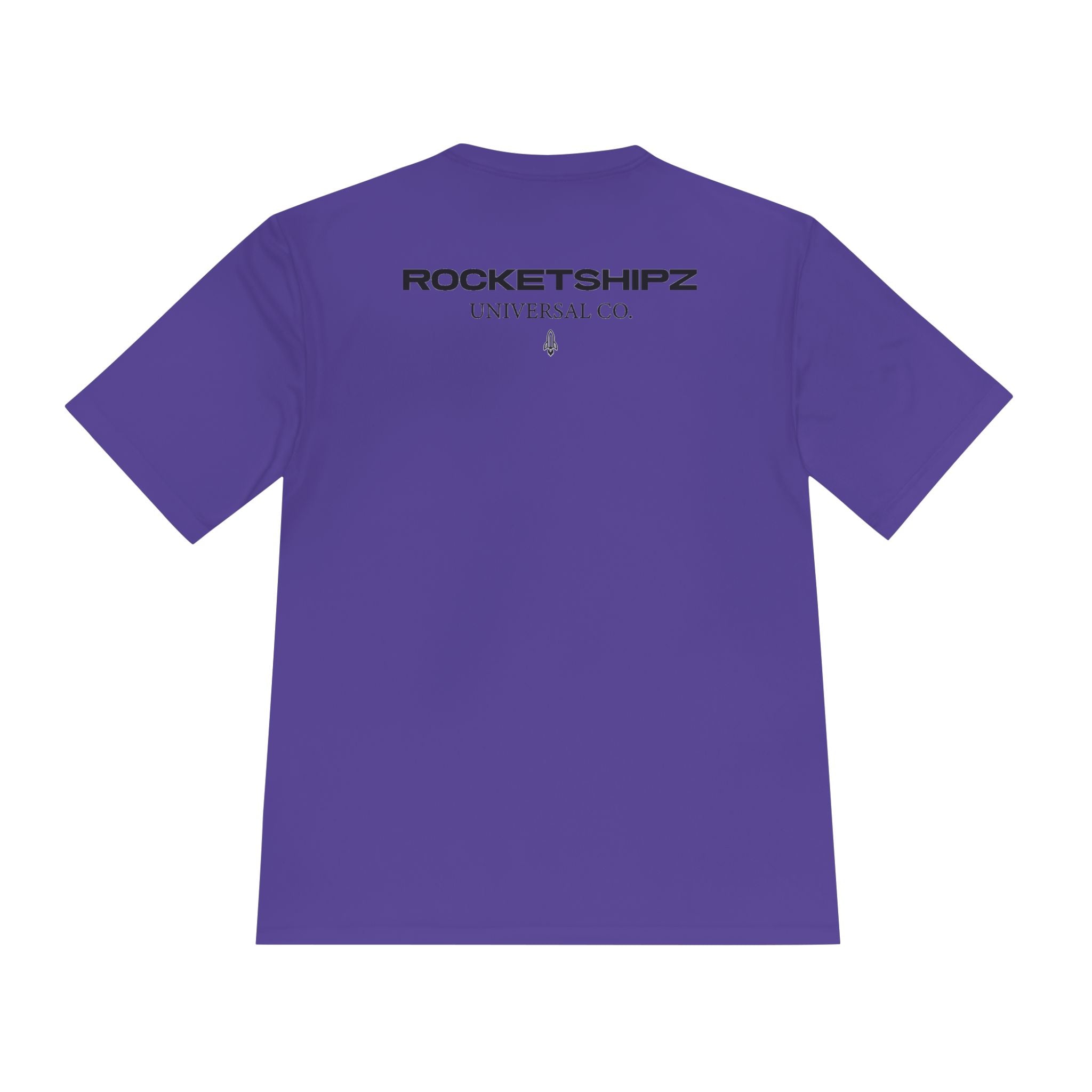 Rocketshipz Universal Co. Logo Tee — Moisture-Wicking Athletic T-Shirt