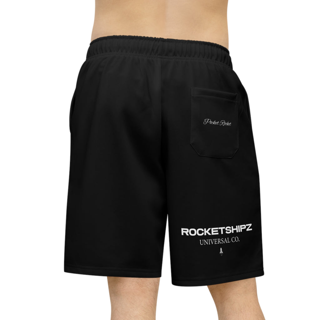 Rocketshipz 'Let's Go Up' Performance Shorts — Athletic Long Shorts