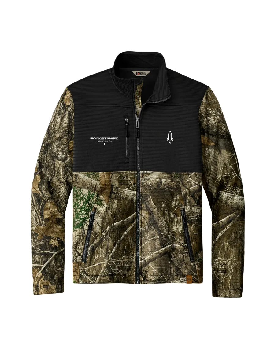 Rocketshipz Realtree 'Ascend To Atlas' Soft Shell Jacket — Embroidered Outdoor Windbreaker