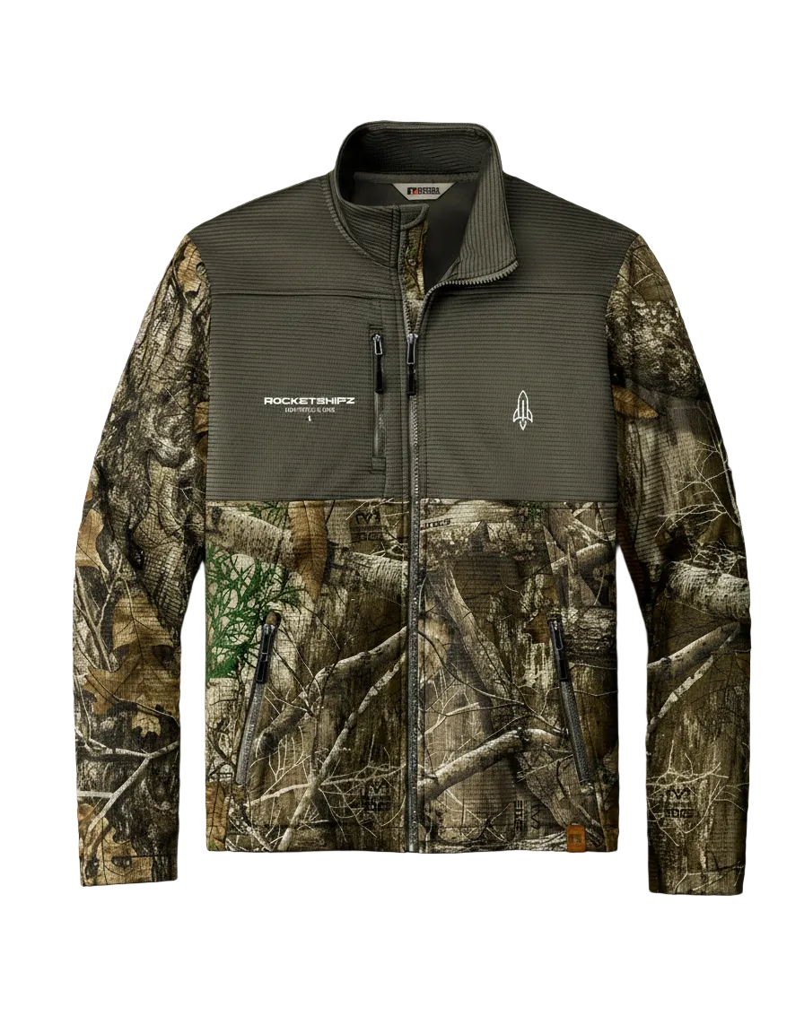 Rocketshipz Realtree 'Ascend To Atlas' Soft Shell Jacket — Embroidered Outdoor Windbreaker