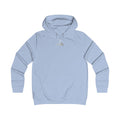 Sky Blue "Above The Clouds" Hoodie — Retro Rocketshipz College-Style Pullover