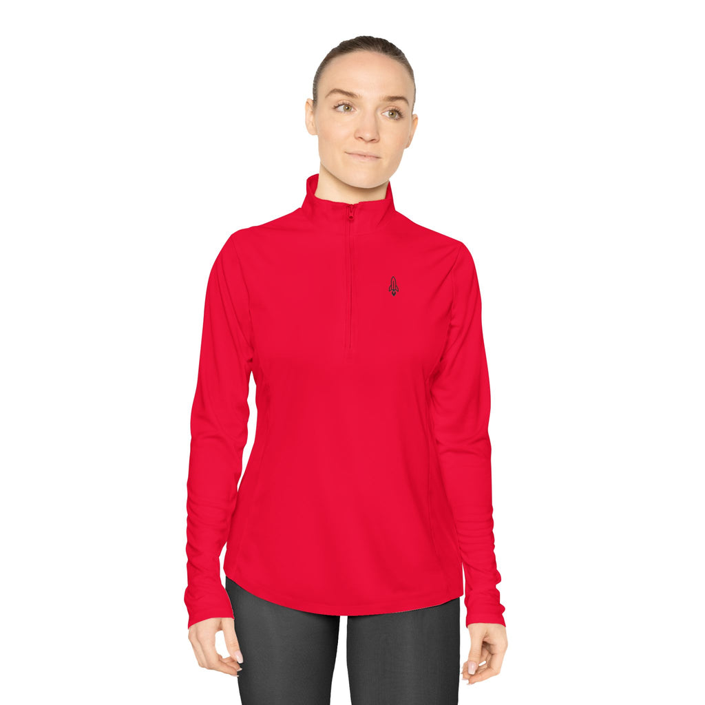 Rocketshipz "Longitude" Quarter-Zip Pullover – Lightweight Performance Top
