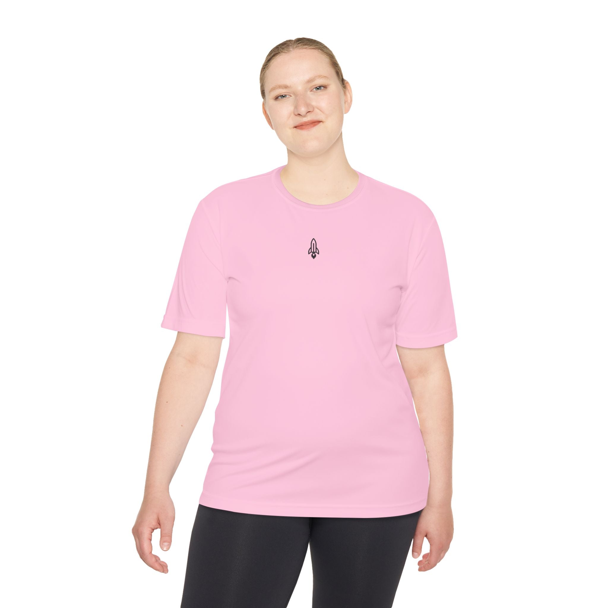 Rocketshipz Universal Co. Logo Tee — Moisture-Wicking Athletic T-Shirt