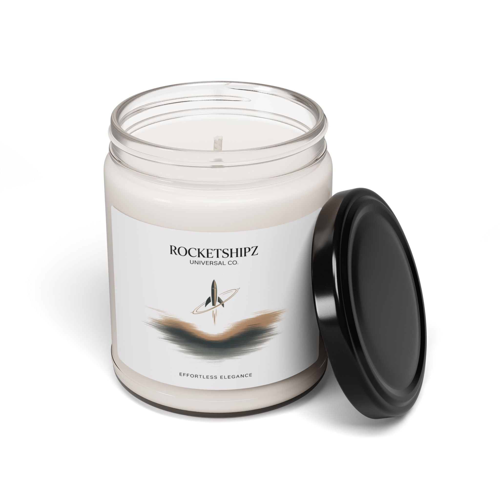 Minimalist Neutral Scented Soy Candle, 9oz | Quiet Luxury, Elevated Basics