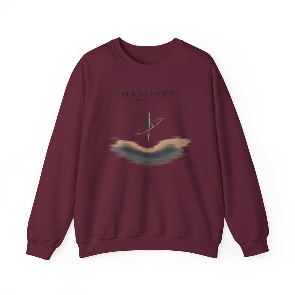 Minimal Micro-Embroidery Crewneck Sweatshirt | Quiet Luxury, Premium Basics