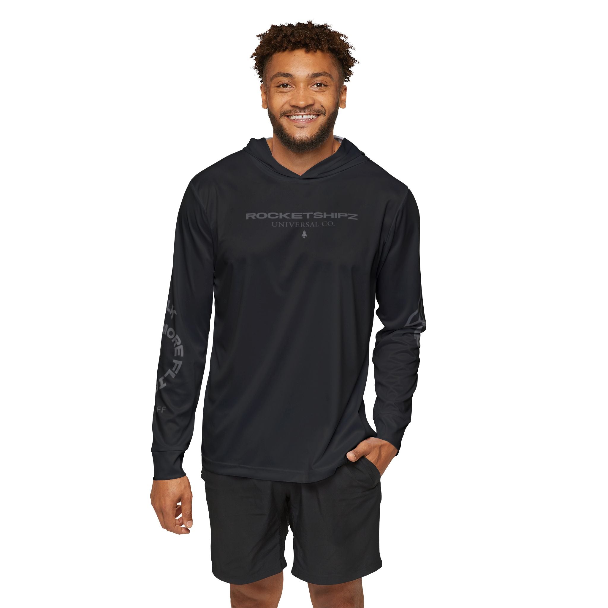 Rocketshipz "Dark Matter" Athletic Hoodie — Performance Warmup Hoodie