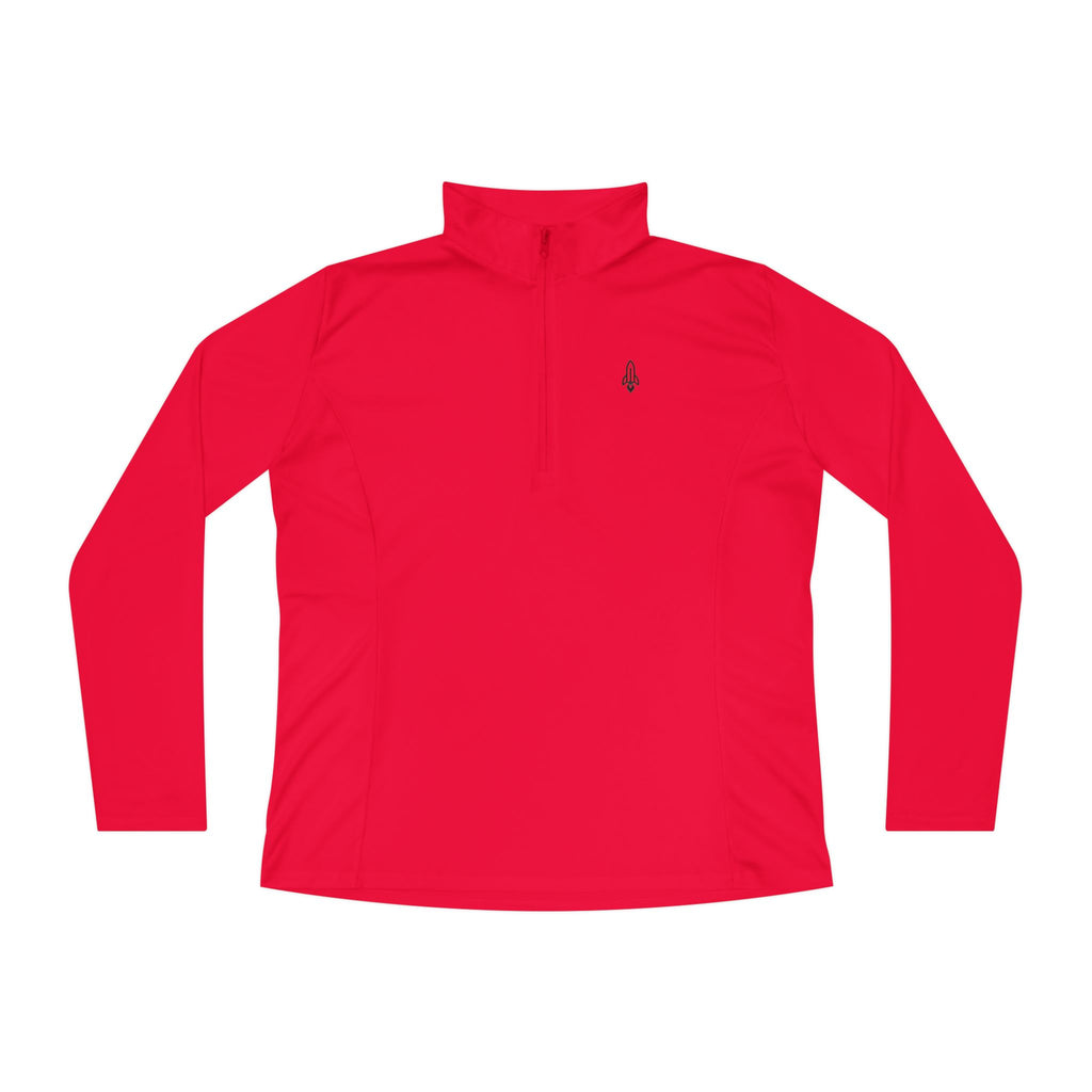 Rocketshipz "Longitude" Quarter-Zip Pullover – Lightweight Performance Top