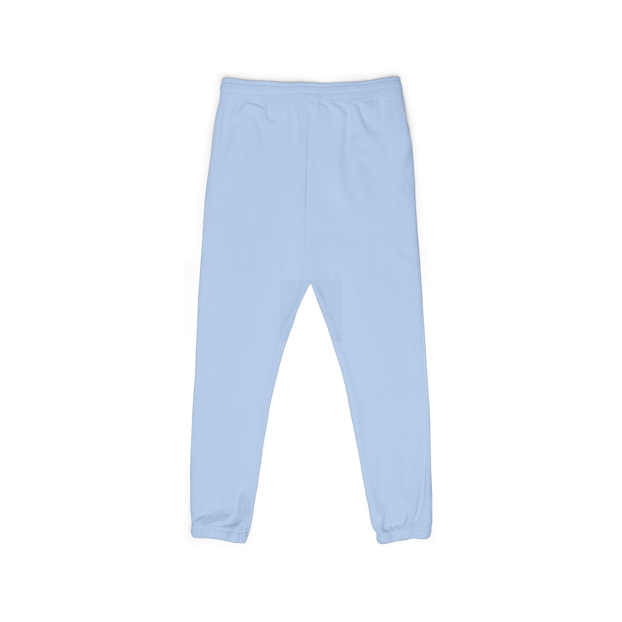 Sky Blue "Blue Dreamz" Garment-Dyed Fleece Sweatpants — Rocketshipz Hero Joggers