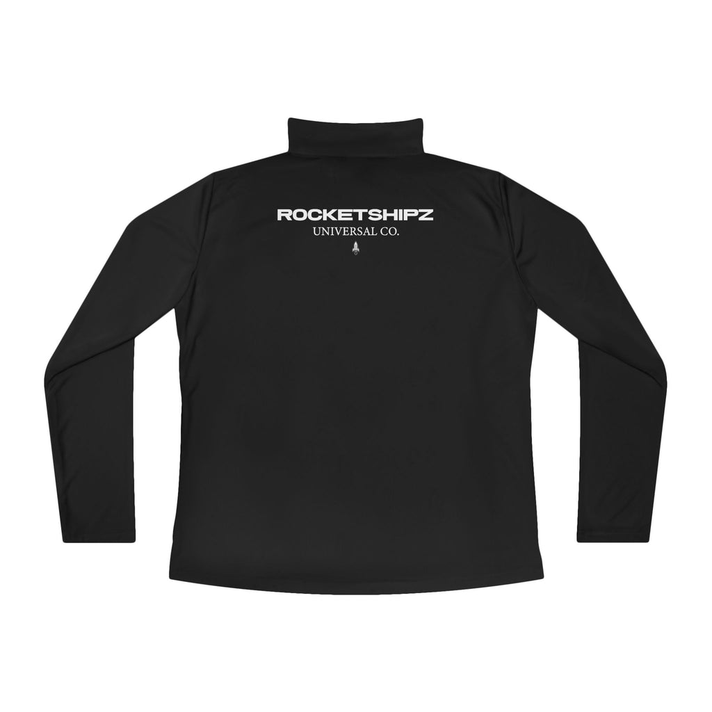 Rocketshipz "Longitude" Quarter-Zip Pullover – Lightweight Performance Top