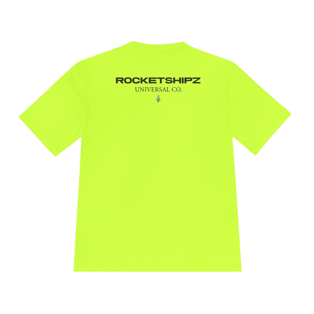 Rocketshipz Universal Co. Logo Tee — Moisture-Wicking Athletic T-Shirt