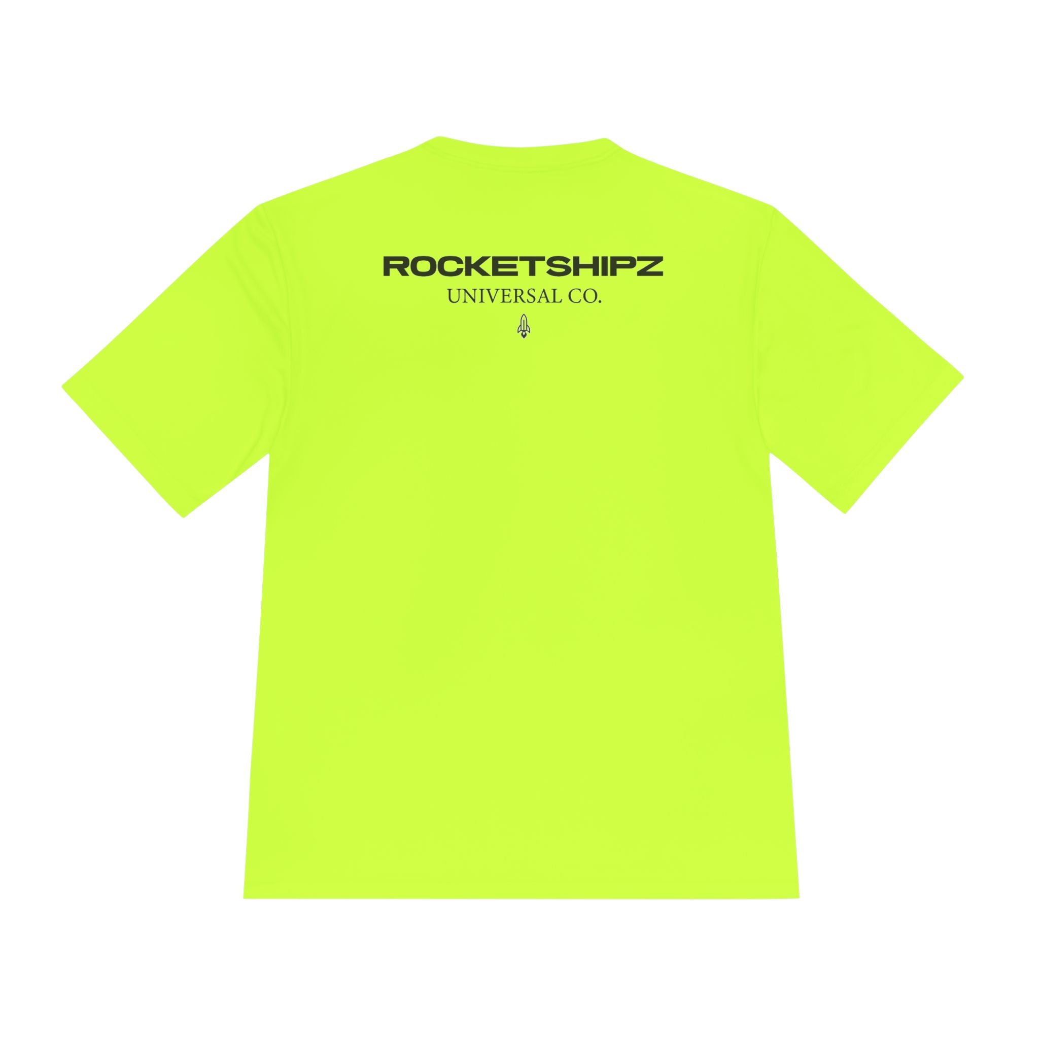 Rocketshipz Universal Co. Logo Tee — Moisture-Wicking Athletic T-Shirt