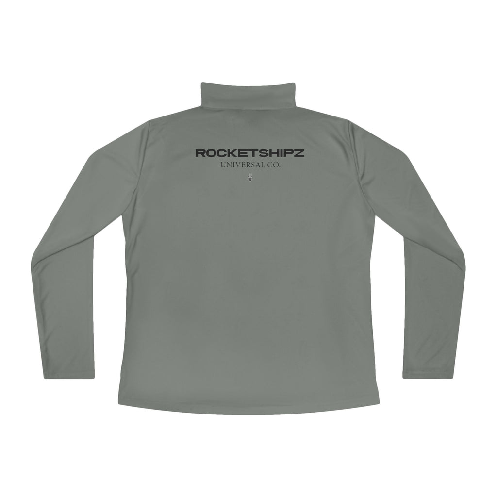 Rocketshipz "Longitude" Quarter-Zip Pullover – Lightweight Performance Top