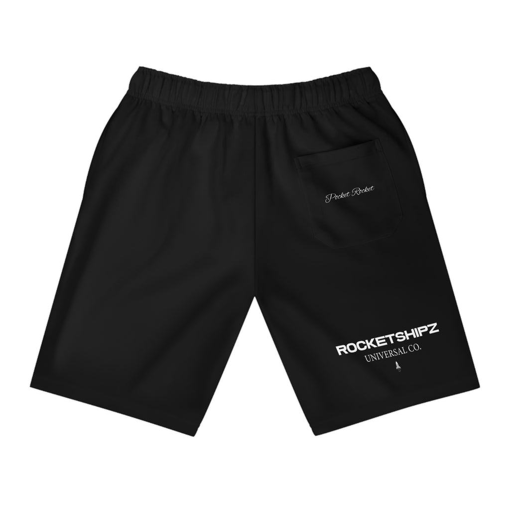 Rocketshipz 'Let's Go Up' Performance Shorts — Athletic Long Shorts