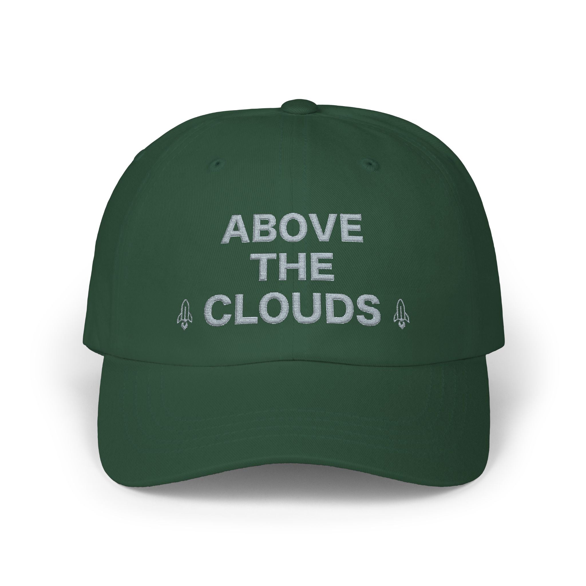 Rocketshipz "Above the Clouds" Dad Cap – Embroidered Truckers Hat