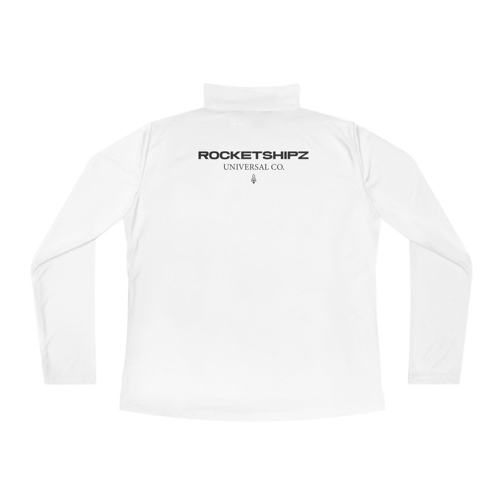 Rocketshipz "Longitude" Quarter-Zip Pullover – Lightweight Performance Top