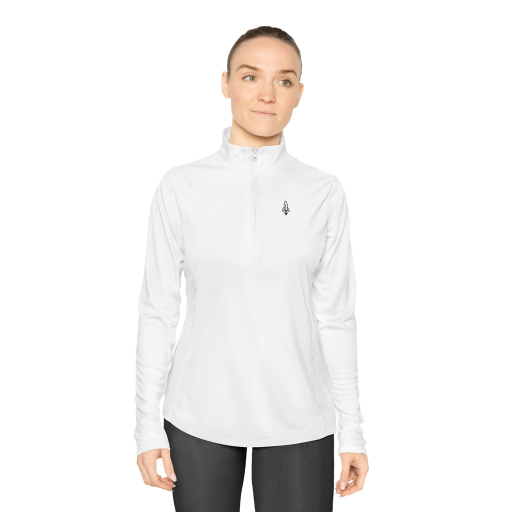 Rocketshipz "Longitude" Quarter-Zip Pullover – Lightweight Performance Top