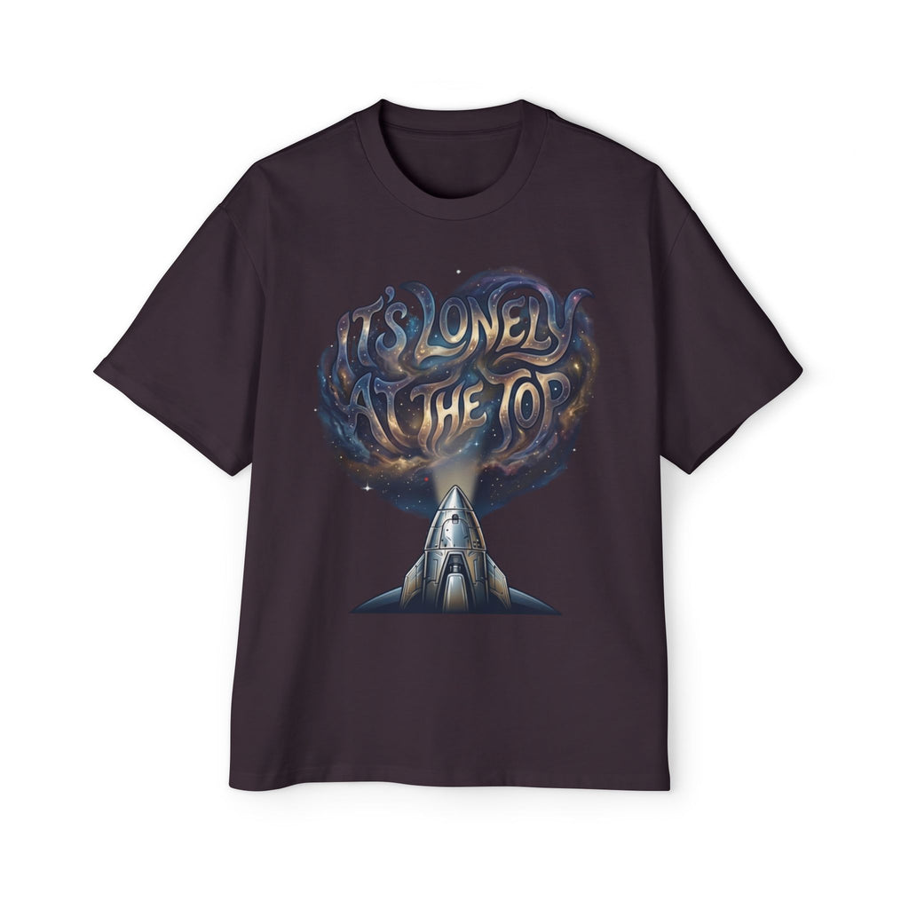 Rocketshipz "It's Lonely at the Top" Tee — Oversized Men's Graphic T-Shirt