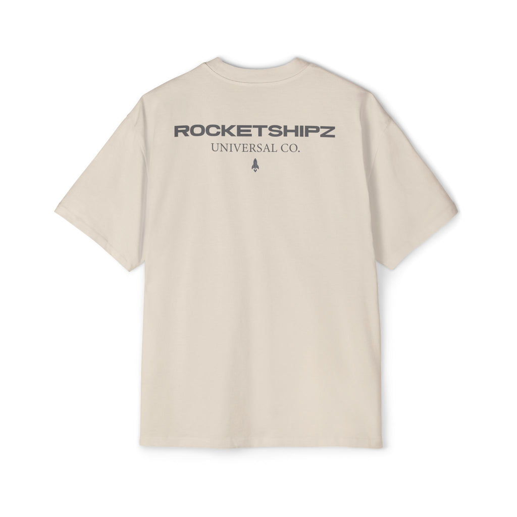 "Same Ship, Different Day" Rocketshipz Astronaut Graphic Tee — Men’s Oversized T-Shirt