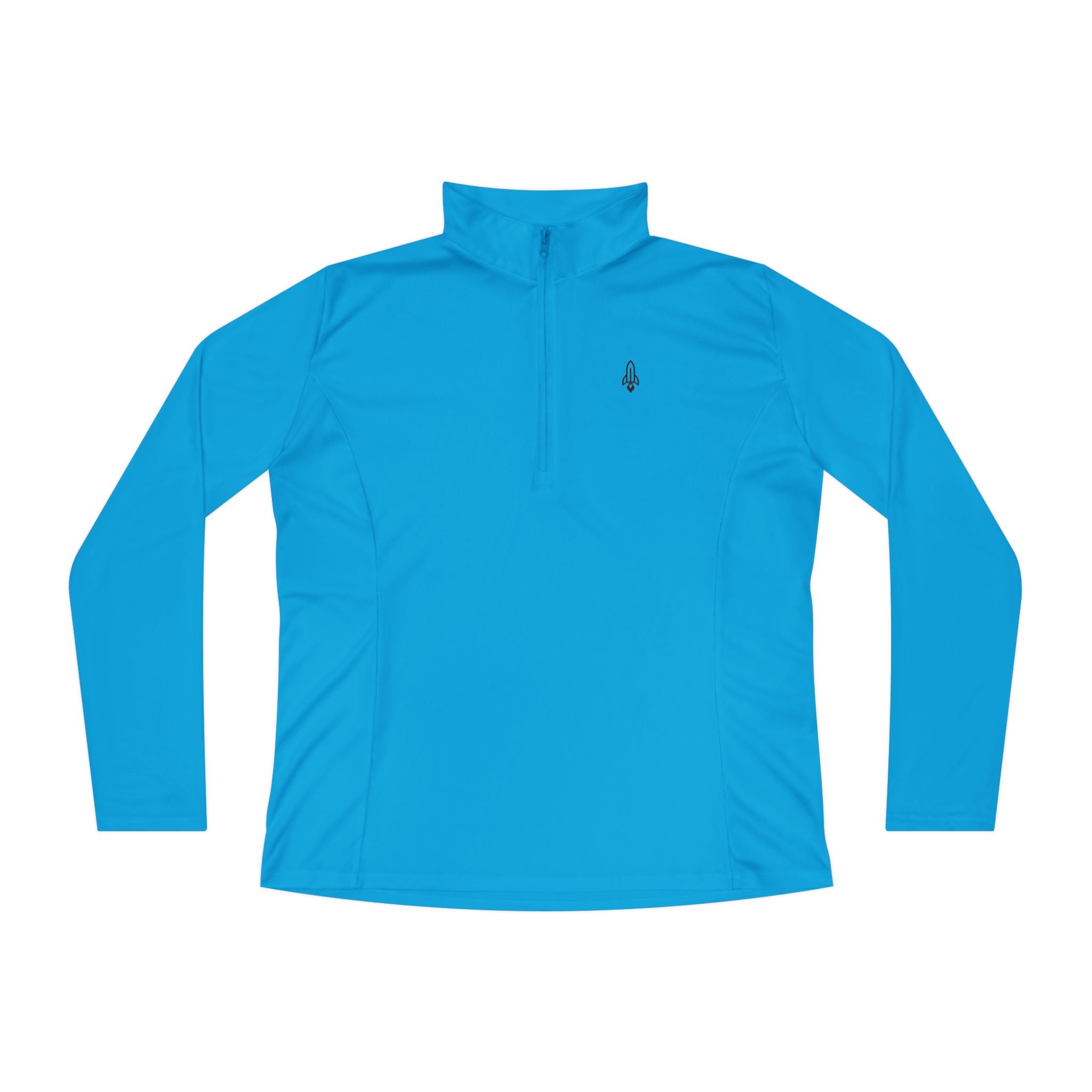 Rocketshipz "Longitude" Quarter-Zip Pullover – Lightweight Performance Top
